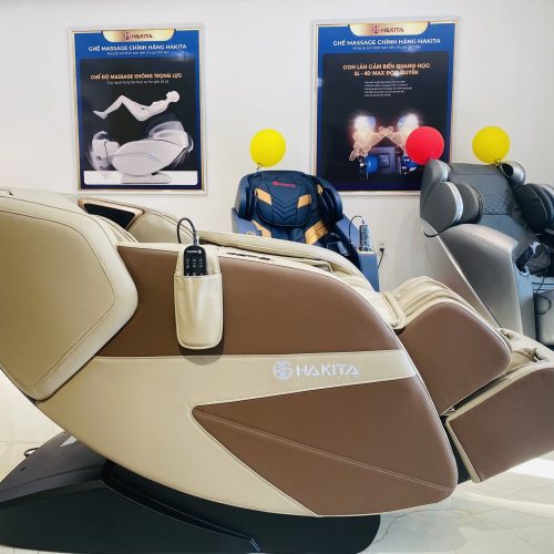 Ảnh sản phẩm Hakita HK368 (Màu bạc) – ghế massage làm chủ không gian sống hiện đại