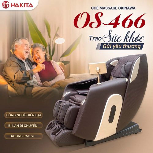 Ảnh sản phẩm Ghế massage Okinawa OS466 – Công nghệ đỉnh cao, tính năng ưu việt cho người dùng Việt